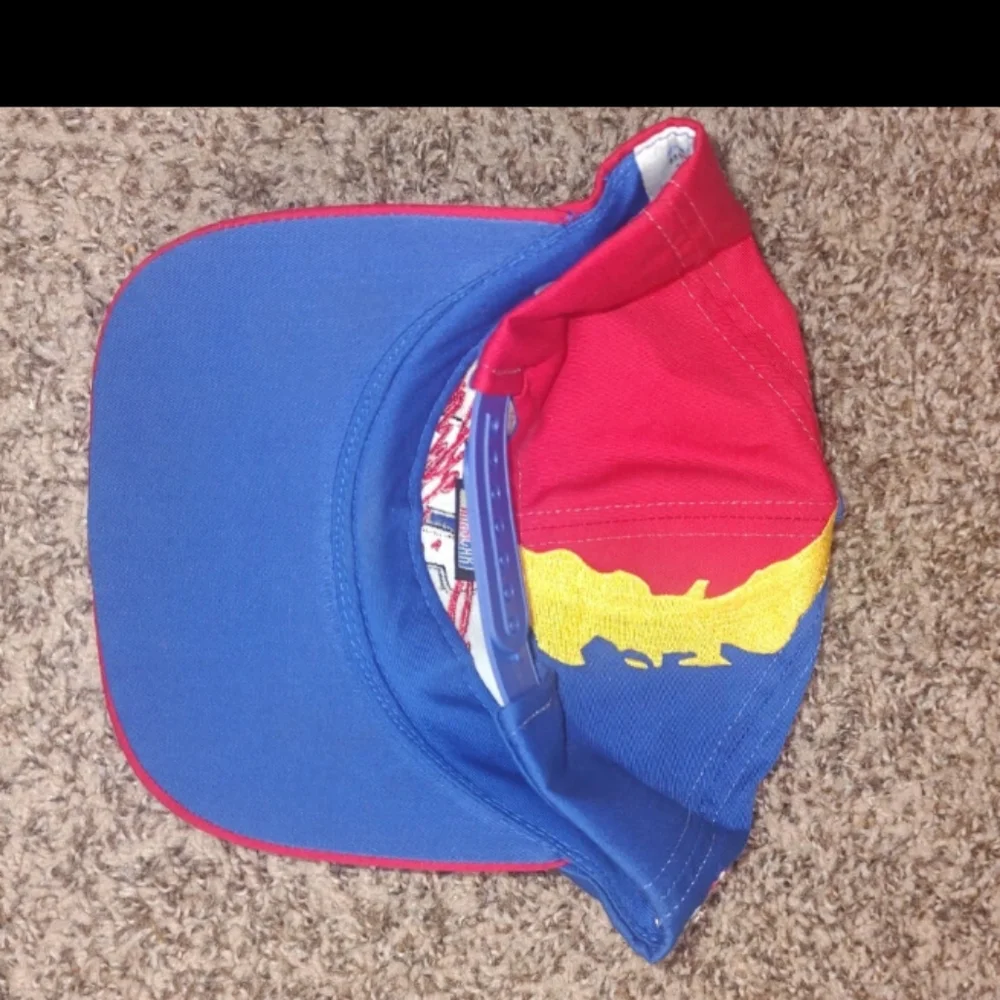 Vintage 90's NASCAR Ernie Irvan #36 Skittles Snapback Paint Brush Hat Cap - Picture 7 of 11